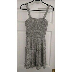 Jessica Simpson Animal Print Sundress Medium Boho Feminine Cottage Core